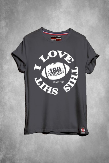 Camiseta 100 YARDAS LOVE negra...