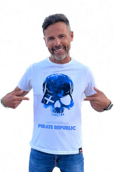Camiseta de hombre REPUBLIC B oceano