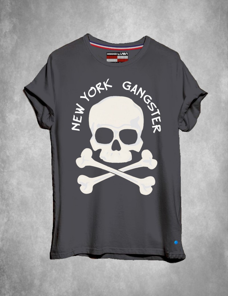 Camiseta de hombre GANGSTER gris