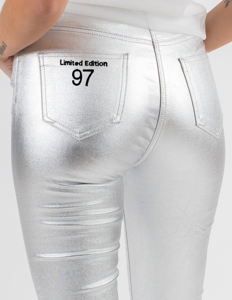 Pantalón de mujer NASA plata