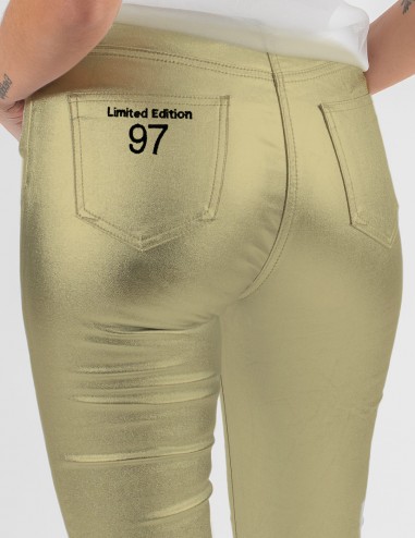 Pantalón de mujer NASA oro