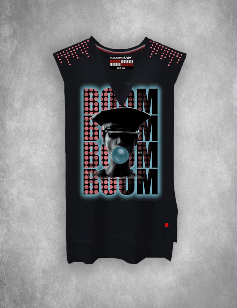 Camiseta de mujer BOOM W negro